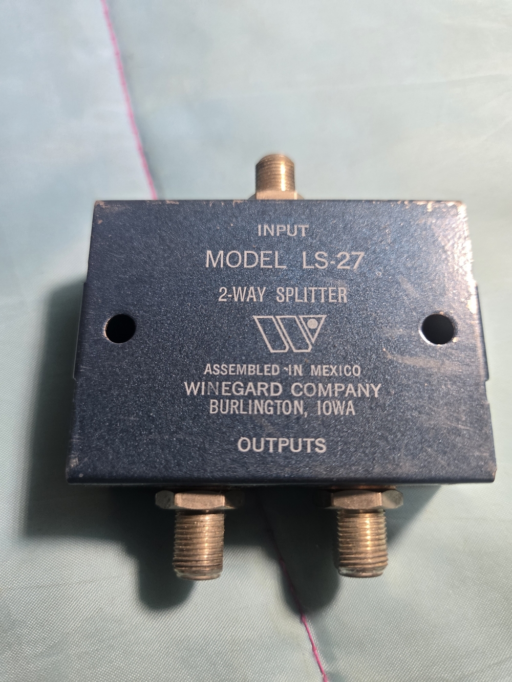 Winegard LS-27 2-Way Coaxial Splitter - Blue